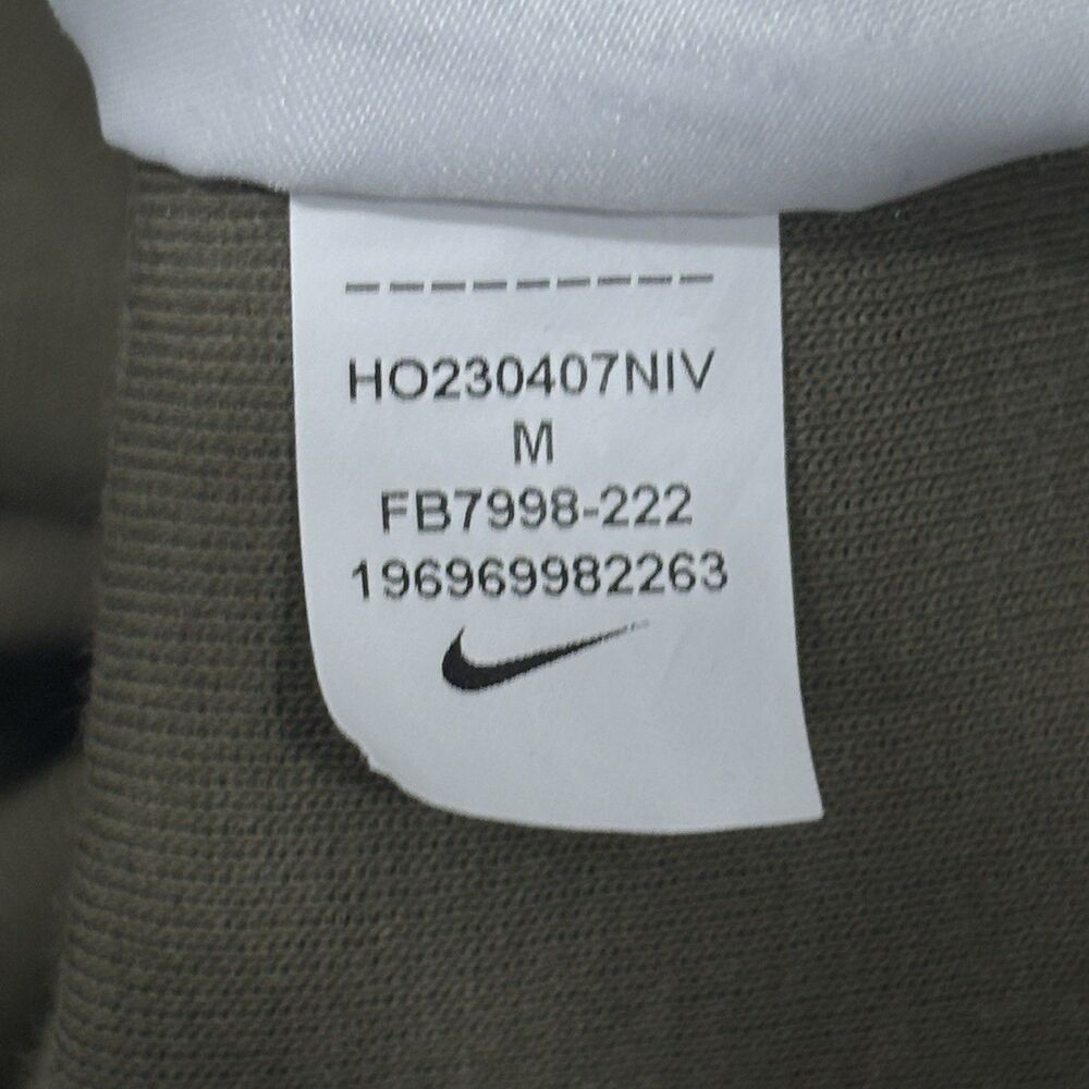 Nike Sportswear Tech Fleece 1/2 Zip Pullover Mens Medium Green - Picture 8 of 8